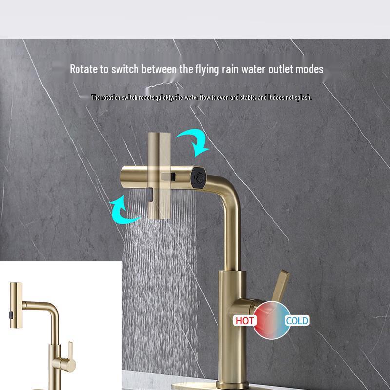 

TLXT Single Hole Pull-Out Kitchen Faucet with Dual Spray Modes