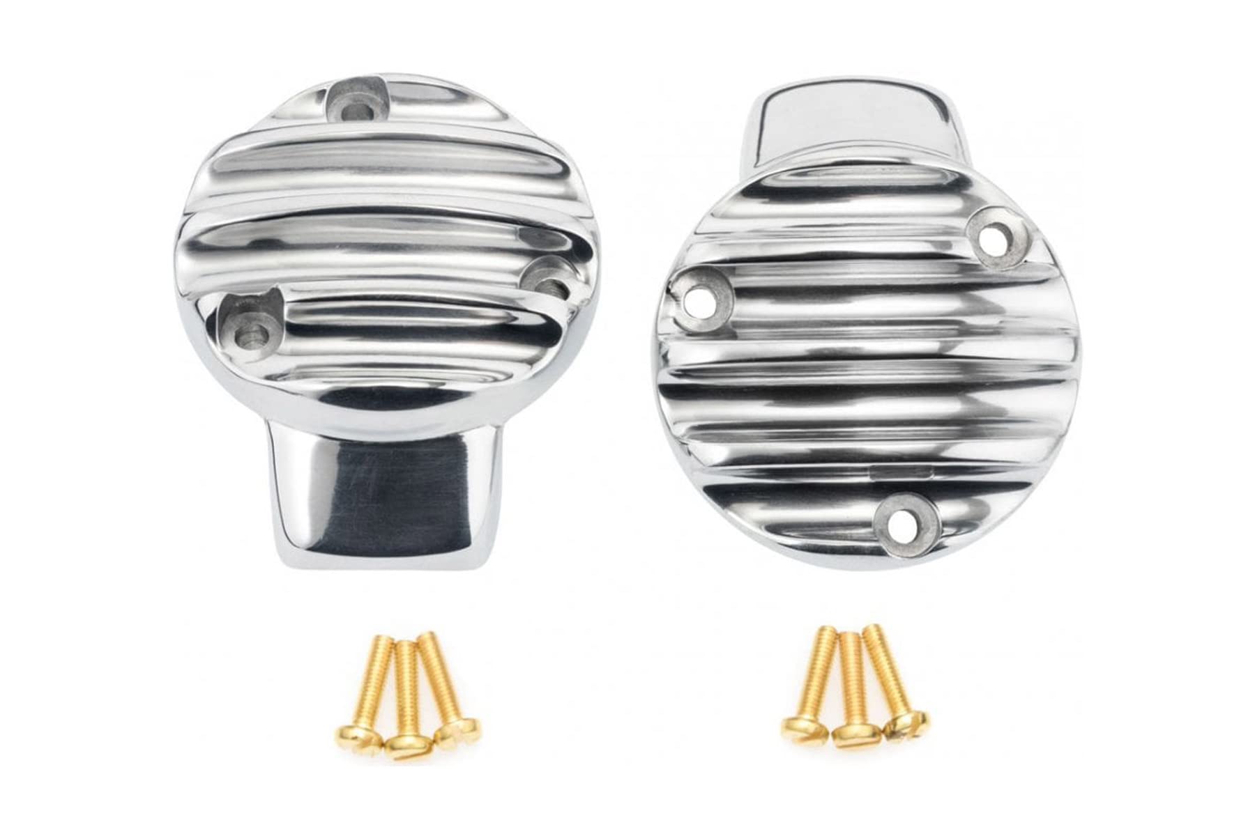 

Motone Крышка дроссельной заслонки Ребро Полированное T120 Thruxton1200/R/RS Bobber MMU015