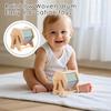 Weaving Drum Early Learning Toy - Wooden Rotating Drum For Babies & Toddlers 0-3 Years
