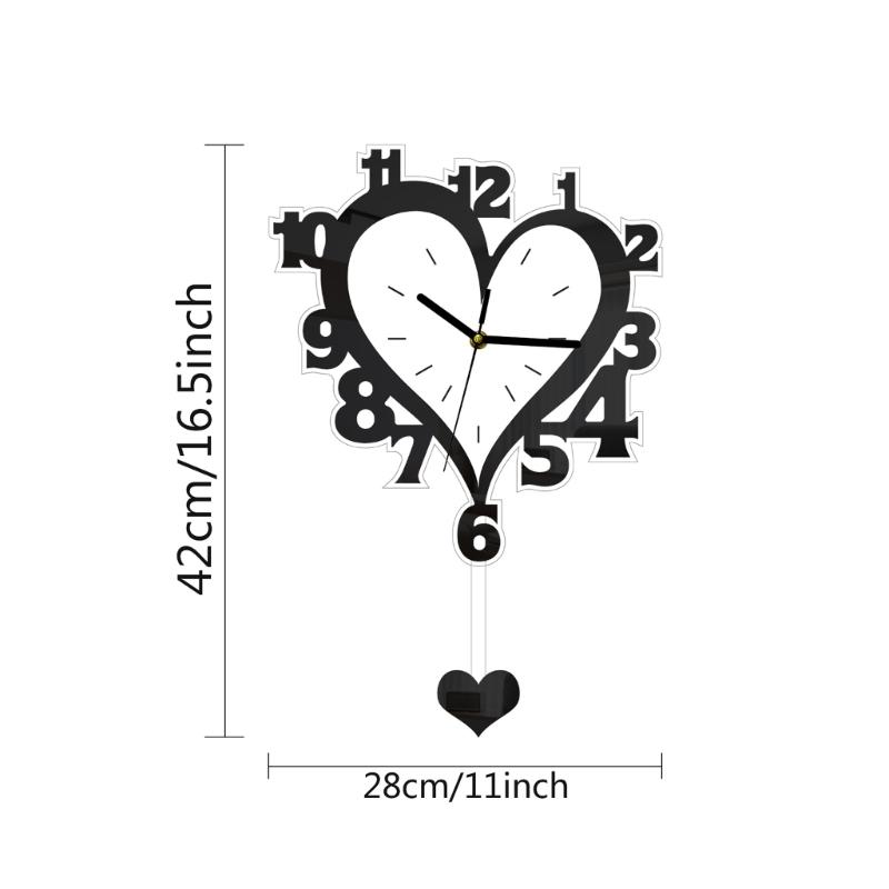 Decorative Wall Clock,Silents Battery Operated Wall Clock Silents None Ticking Wall Clocks Sweeps Movements Easy to Read