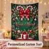 Wall Hanging TapestryChristmas Custom Name Print Art For Indoor Home Room Decoration Holiday Gift