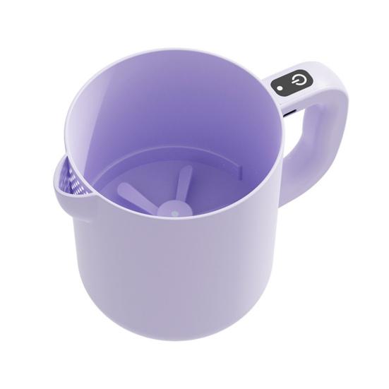 Electric Handheld Mixer Rechargeable Egg Beater Rice Washer Mixing Bowl 1L Multipurpose Baking Tool for Mixing Whipping