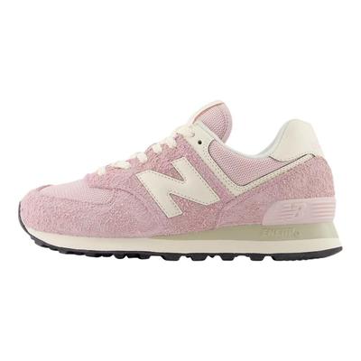 New Balance 574 Damen Low Top Komfort Leicht Atmungsaktiv Verschleißfest Freizeit Laufschuhe Pink WL574CPP