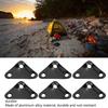20 Pcs Ultralight Strong Tent Rope Fastener Triangle Tent Guy Line Rope Adjuster  Backpacking