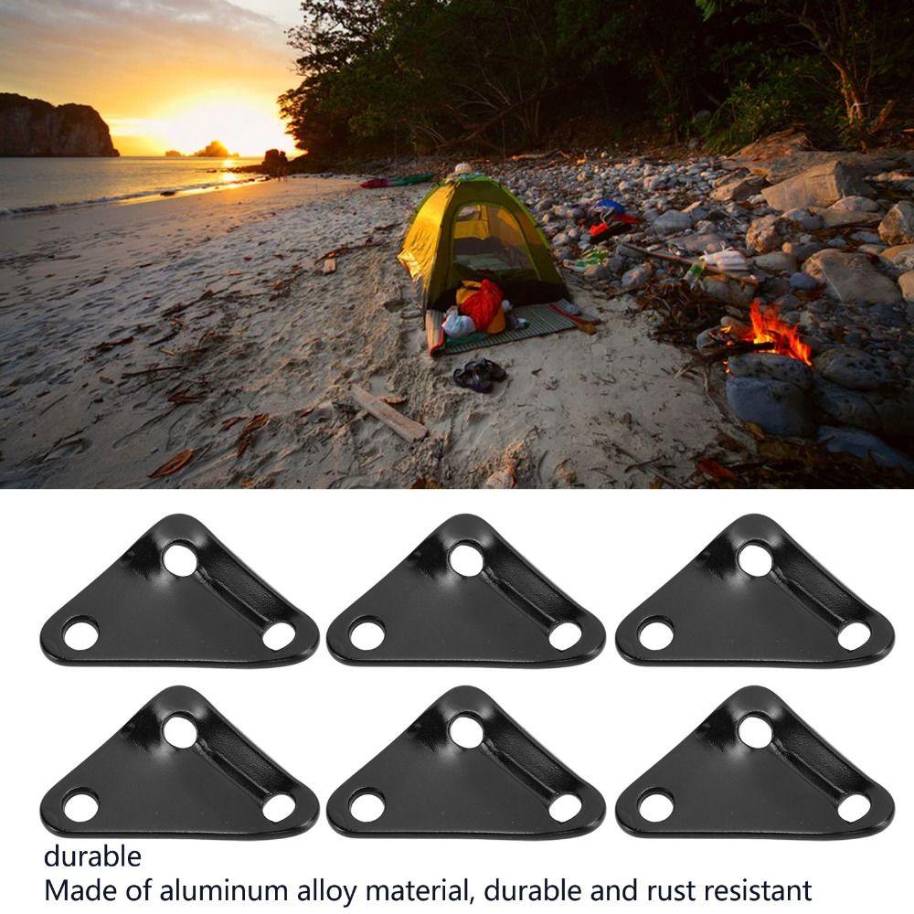 20 Pcs Ultralight Strong Tent Rope Fastener Triangle Tent Guy Line Rope Adjuster  Backpacking