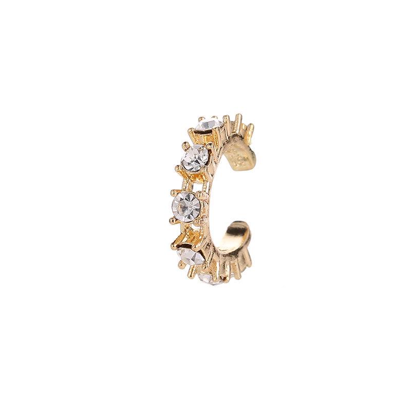 Hojas de moda Forma Pendientes par Golden Simple Hoja Ear Clip de hueso Hojas de moda Forma Pendientes par Golden Simple Hoja Ear Clip de hueso