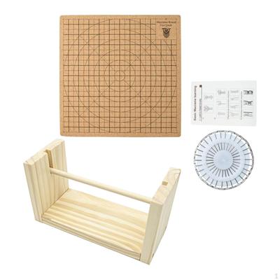 Placa de macrame e pinos projeto suporte de linha de carretel de bobina para corda de cabo diy
