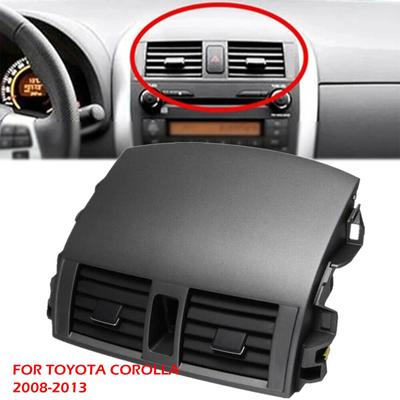 Para Toyota Corolla 2008 2009 2010 2011 2012 2013 Salida de A/C Central del Tablero Panel de Ventilación de Aire Cubierta de Salida de Aire Accesorios de Repuesto
