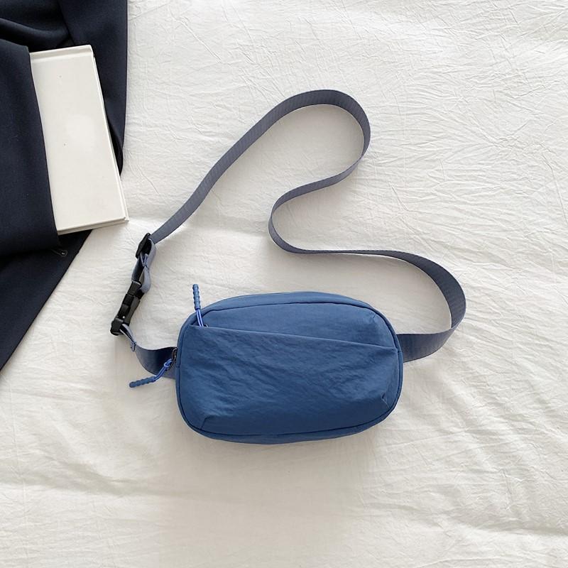 Mori Bag Women's Minimalist Style Girl Heart Messenger Bag 2025 Autumn New Casual Solid Color Women's Bag Lightweight Cloth Bag