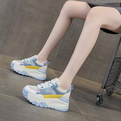 Small Thick-soled Heightening Shoes Women's 2025 New Forrest Gump Little White Shoes Casual Fashion Versatile Breathable Sports Women's Shoes