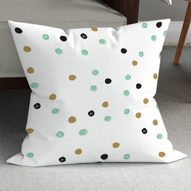 Colorful Printed Cushion Covers for Home Decor Square polyester pillowcase, modern sofa decorative cushion cover
