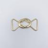Minimalist Eight-Character Metal Alloy Buckle for Waist-Cinching and Curtain Tieback Accessories