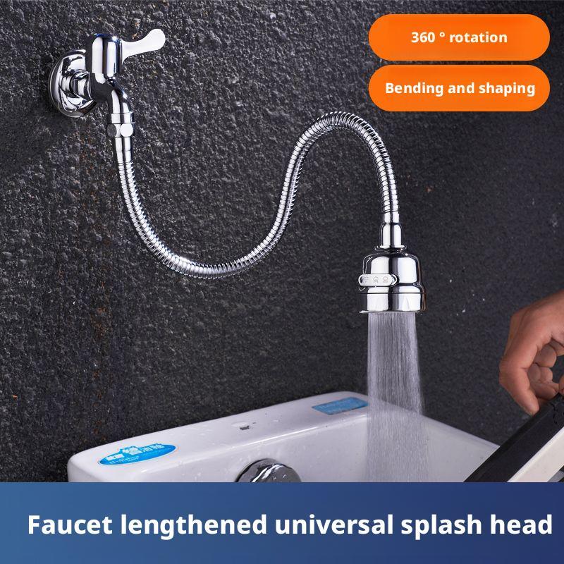 Supercharged Household Filtration Universal Faucet Nozzle Artifact Lengthening Extender Shower Water Saver Anti-splashing Water