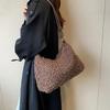 2023 New Plush Fabric Women's Shoulder Crossbody Bag Small Fashion Lambs Wool Fluffy Fur Winter Female Bag Designer Handbags