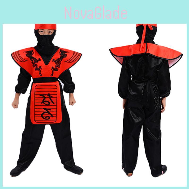 Ohromující dětský cosplay kostým Ninjago, ideální na Halloween a večírky z měkké látky