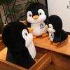Cute European Mink Penguin Plush Toy Aquarium Penguin Baby Doll Children Birthday Gift Throw Pillow