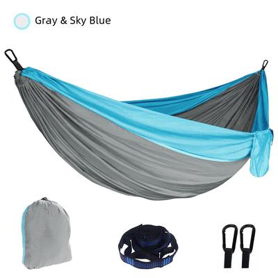 Prémiová přenosná houpací síť - Jednolůžková/Dvojlůžková, 270x140CM, 210T Nylon