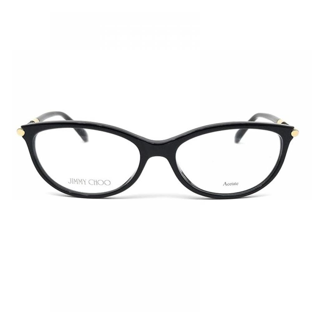 Jimmy Choo Eyeglasses Cat Eye Full Rim Black Frame And Clear Demo Lenses Lens Jc154029a00 Black 3