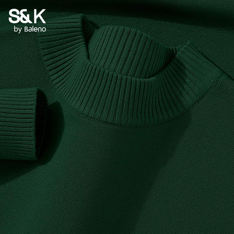 Baleno S&K Men's Half-High Collar Knit Sweater