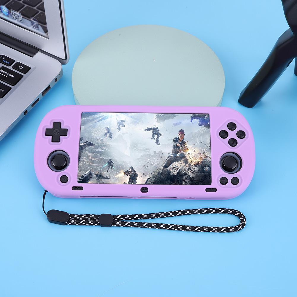 Silicone Case Protective Cover Anti-Scratch Protector Shell Sleeve Protector Cover for Trimui Smart Pro Game Console Accessories