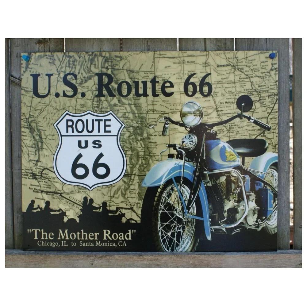 Letrero Metálico Vintage Indian Motorcycle Decoración Garaje Pub 20x30cm