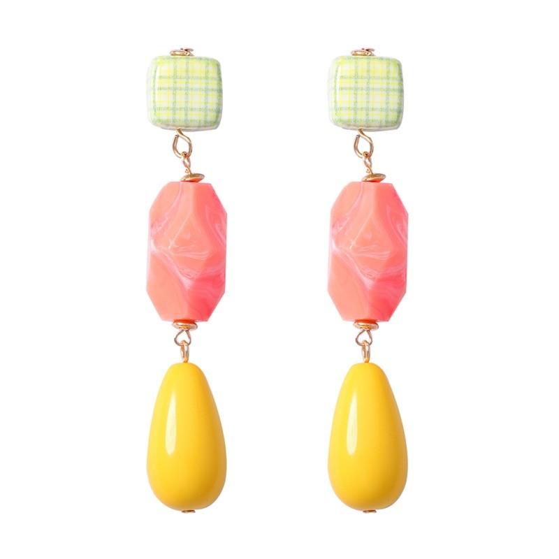 Pinkdudu Irregular Teardrop Earrings Fairy Sweet Geometric Dangles Minimalist Elegant Jewelry for Women PD2752