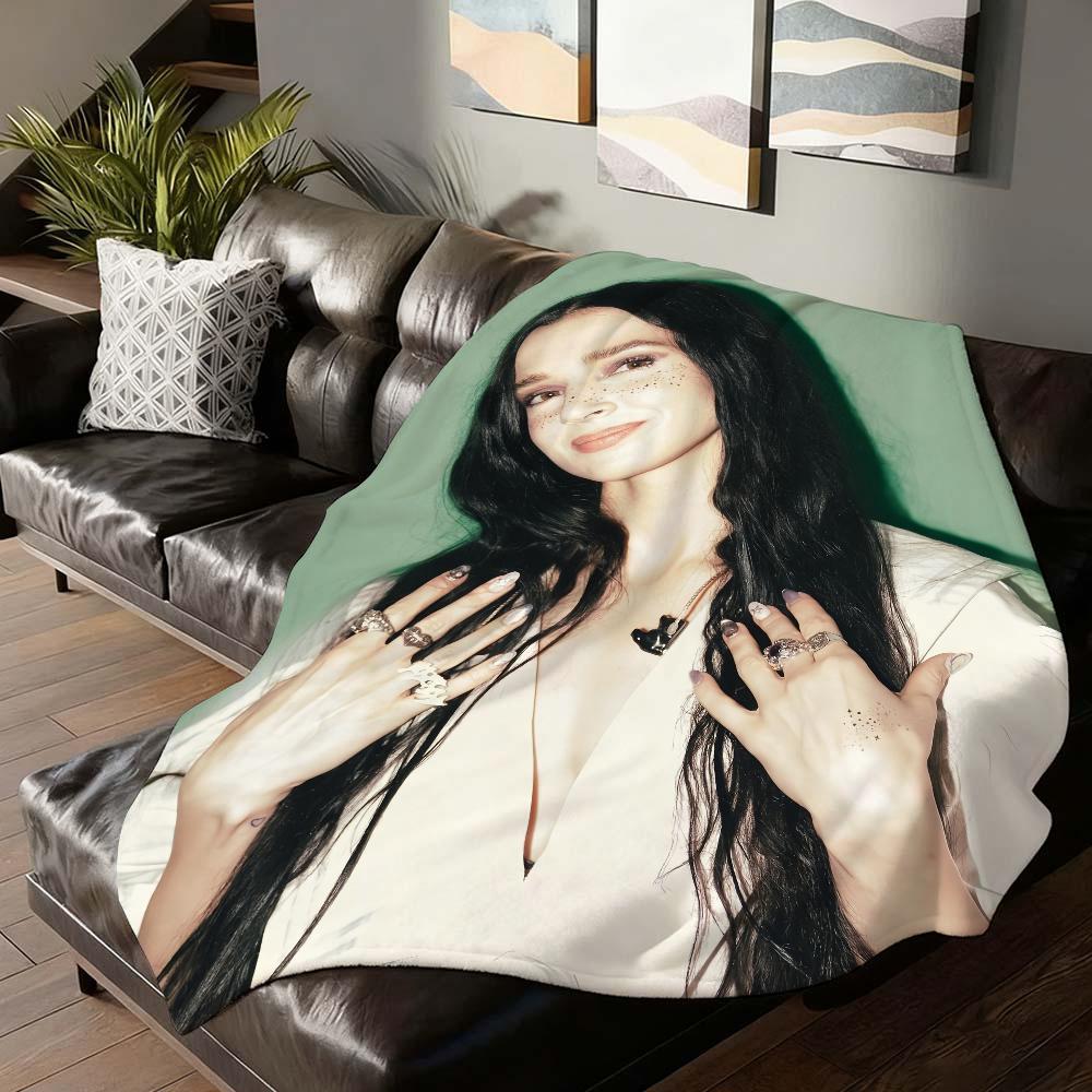 Sängerin Poppy Leere Hände Decke Weich und Hautfreundlich Für Sofa Bett Nickerchen Tagesdecke Ganzjahresdecke