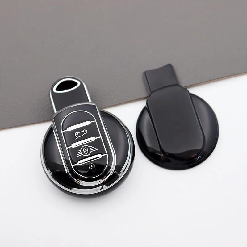 TPU Car Key Case Cover for BMW MINI COOPER CLUBMAN COUNTRYMAN F54 F55 F56 F57 F60 Auto Shell Fob Protector Accessories