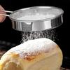 Stainless Steel Flour Sieve Fine Mesh Strainer Baking Flour Sifter With Handle Handheld Coffee Powder Mesh Sieve Baking Tools
