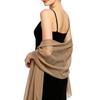 Elegante Sciarpa Leggera in Chiffon Trasparente Coprispalle da Sera per Donna Sciarpa Lunga Morbida per Matrimoni Eventi Formali Feste
