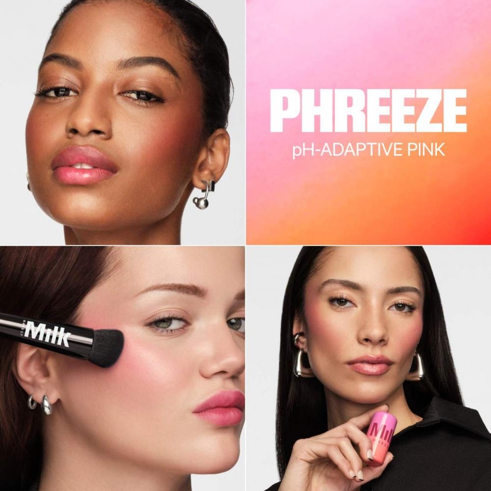 Milk Makeup CoolinG Water Jelly Tint Lip + Cheek Blush Stain 0.17 Oz 5 G Phreeze Ph Adaptive Pink