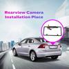 American License Plate Frame Waterproof Car Rear View Camera US Reverse Backup Camera IR Night Version Parking Assistance 8LED