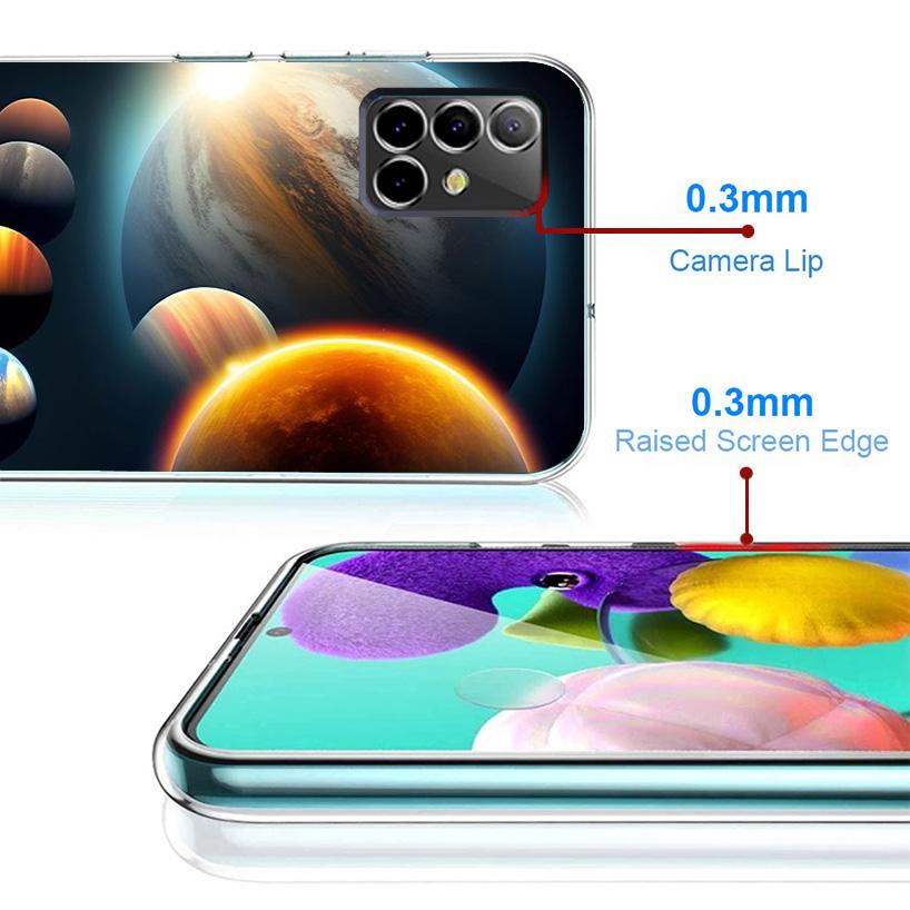 Earth Stars Space Phone Case For Samsung Galaxy A17 A37 A57 A16 A26 A36 A56 A15 A25 A35 A55 A14 A24 A34 A54 A13 A23 A33 A53 Gala