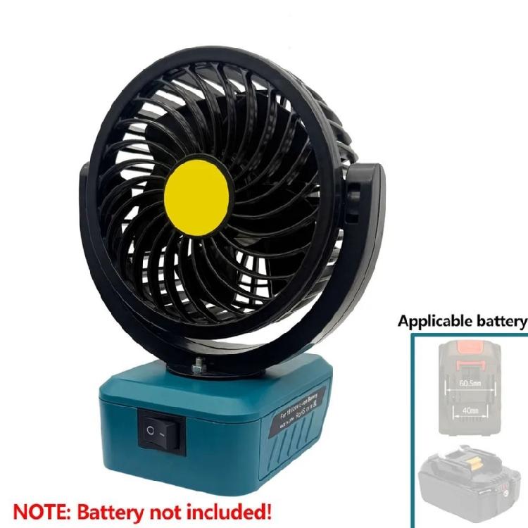 High Efficiency 18W 18V Lithium Batteries Fan For BL1815,BL1830,BL1840,BL1845,BL1860 Battery Tool Cooling Fan for Travel