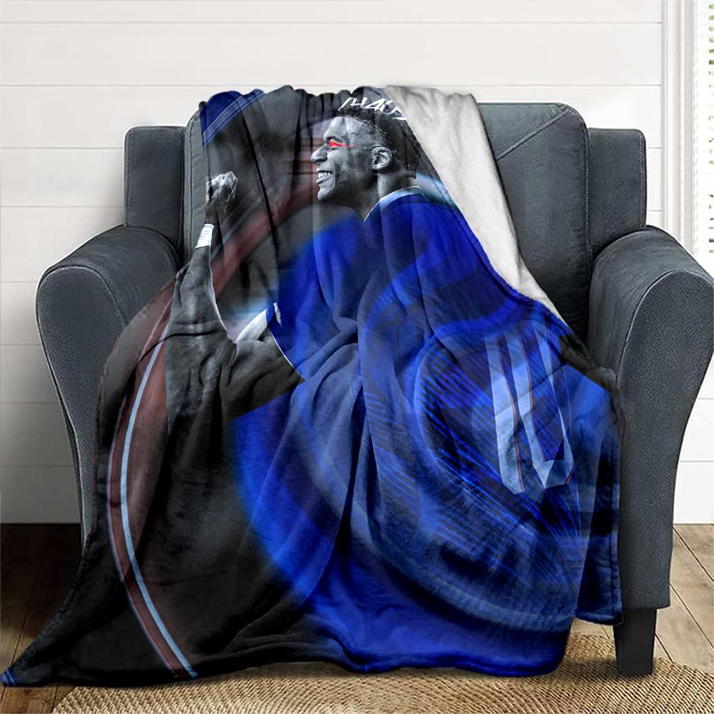 Star Player Kylian Mbappé Blanket Comfortable Suitable for Chair Bed Seaside for All Occasions Warmthful Decor Ideal Gift For Birthday Valentine'S Day