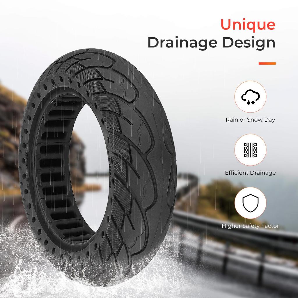 NEDONG Black 10*2.5 Solid Tire(37mm)