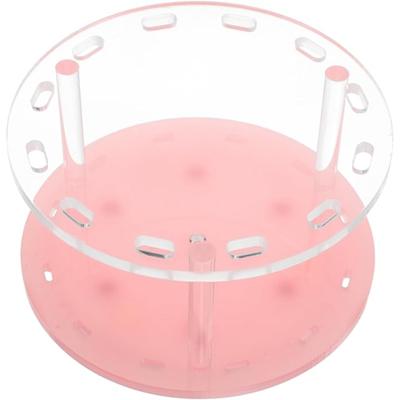 Space-Saving Lash Tweezer Rack Holes Acrylic Holder Beauty Tool Organizer Stand