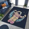 1pc Astronaut Fishing in Space Chair Mat - Office Desk Pad with Octopus Design, Non-Slip Carpet for Home Decor, Suitable for All Seasons and Occasions