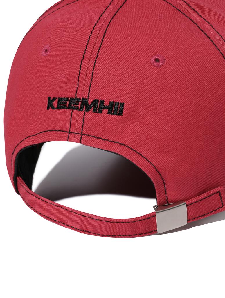 KEEMHII Peace Safety Pin Ball Cap - [Red]