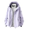 Men Women Winter Waterproof Windproof Hiking Jacket With Removable Down Liner Outdoor Camping Trekking Travel