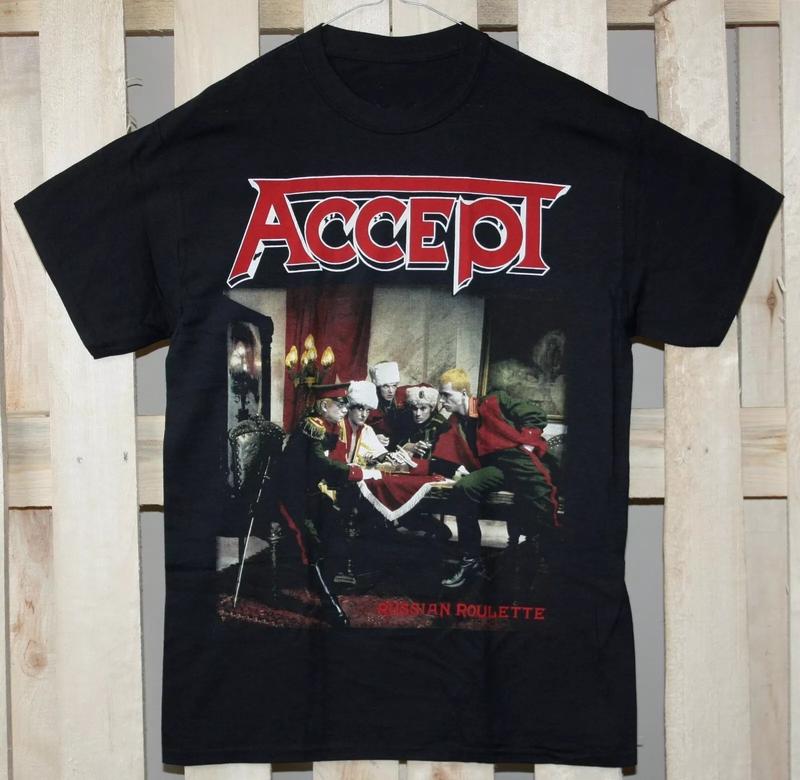 ACCEPT RUSSIAN ROULETTE T-SHIRT TARIFFS INCLUDED Unisex T-Shirt XXL