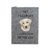 Labrador Retriever - Dog Passport Case, Document Case, Gift for the Traveller from the Brand