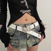 Fashion Waist Belt Women PU Belt Y2K Cool Girl Waist Decor Clothing Accessories