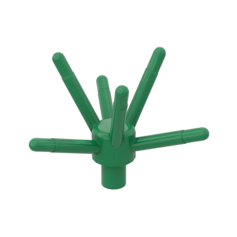 

10 PCS 19119 Plant Stems Twigs of Grass Building Blocks Compatible with Brick Moc Color Accessories Parts Toy Gifts 10PCS зелёный