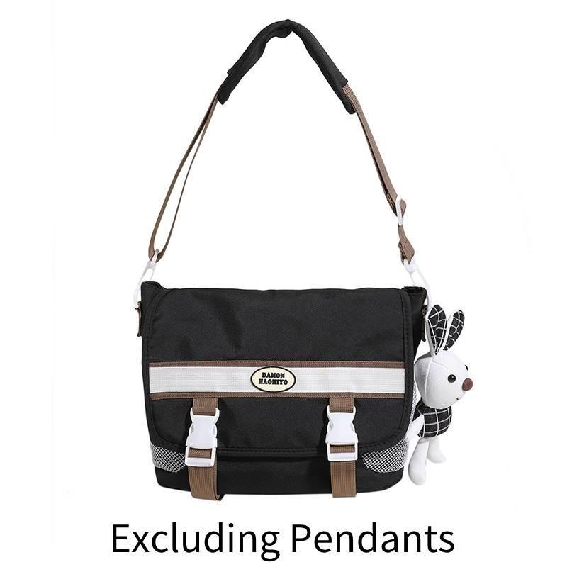 Japanese Style Student Single Shoulder Bag Women Cross-border All-match Messenger Bag Large Capacity Casual Commuter College Student Sling Bag