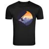 Paragliding Mountain Sunset Adventure Graphic T Shirt