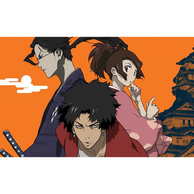 Japanese Sunset Samurai Posters and Prints Abstract Wall Art Picture Bushido Canvas Painting for Living Room Home Artwork Decor No Frame