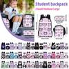 Backpack Lunch Bag Pencil Case Three Piece Set For Students