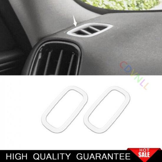 For Mini Cooper Countryman F60 Bright White Dashboard L&R Air Outlet Vent Trim