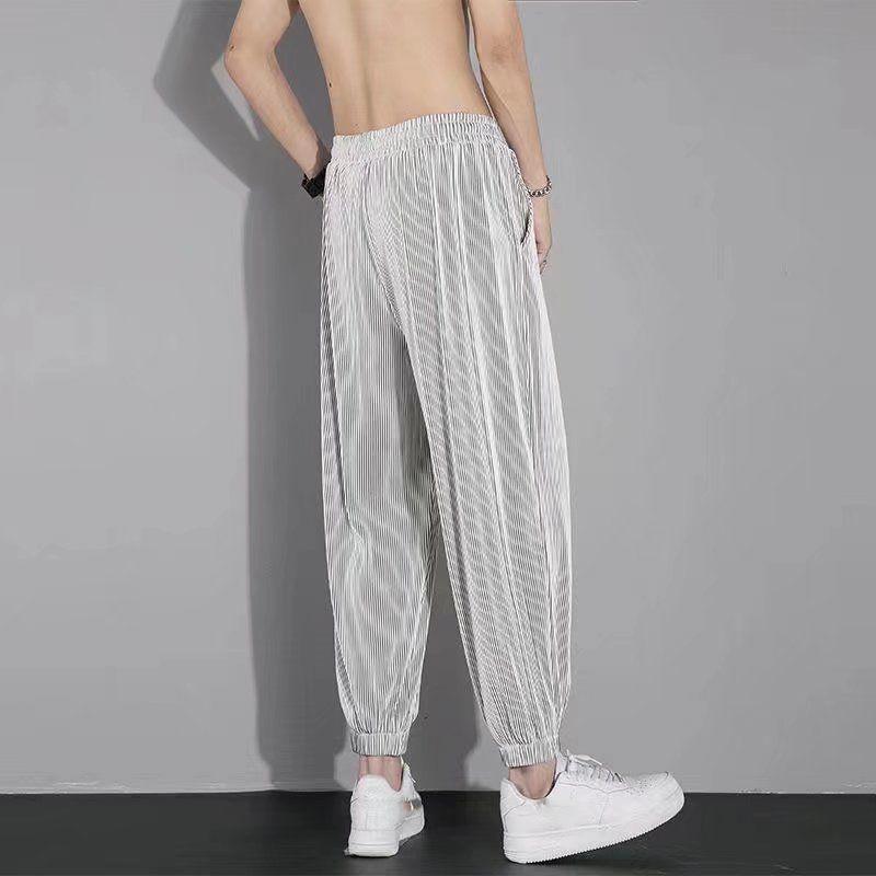 Summer Pants Men's Loose Casual Pant Fashion Pants Men's Thin Trousers